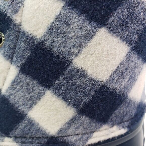Sperry Top Sider Saltwater Youth Size 6Y Blue Plaid Wool Waterproof Duck Boots - Picture 10 of 13